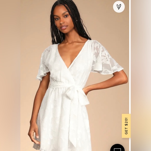 BNWT Lulu’s A line jacquard dress - Picture 4 of 8